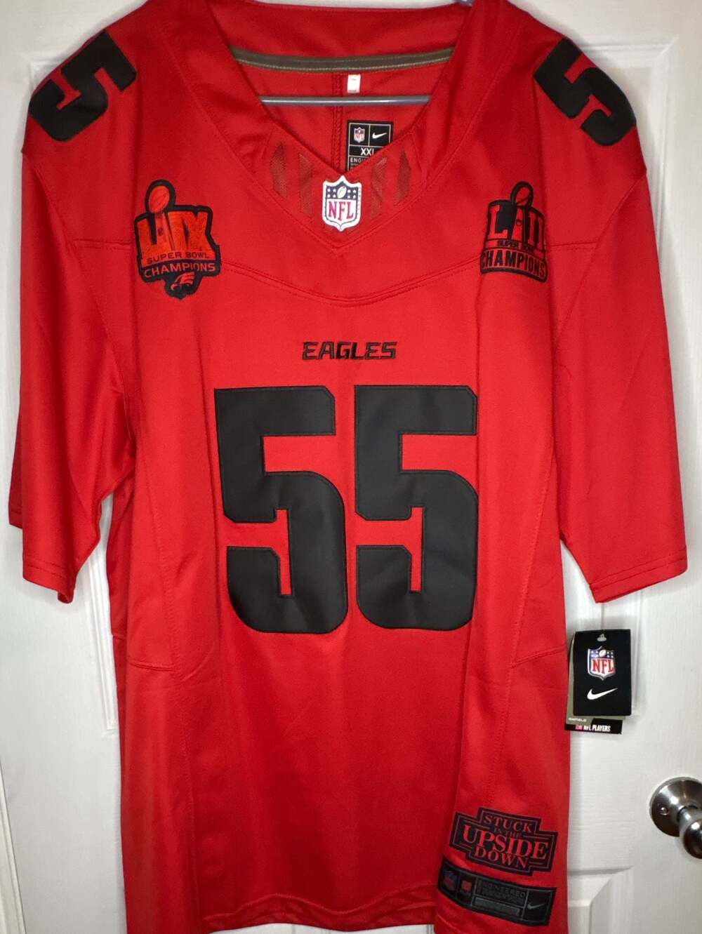 Nike NFL Philadelphia Eagles Graham #55 Stranger Things Upside Down NWT